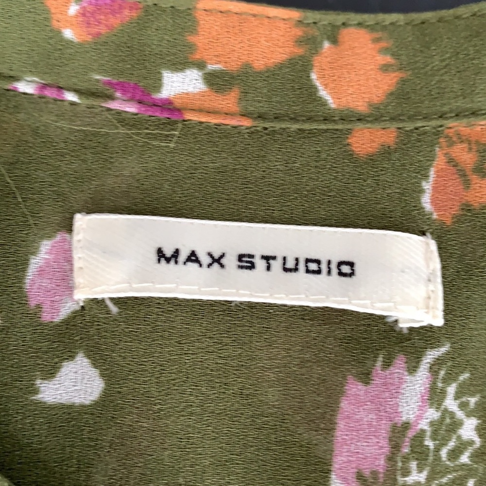 Max Studio Top. Multi Color- Mainly Green. See Ph… - image 3